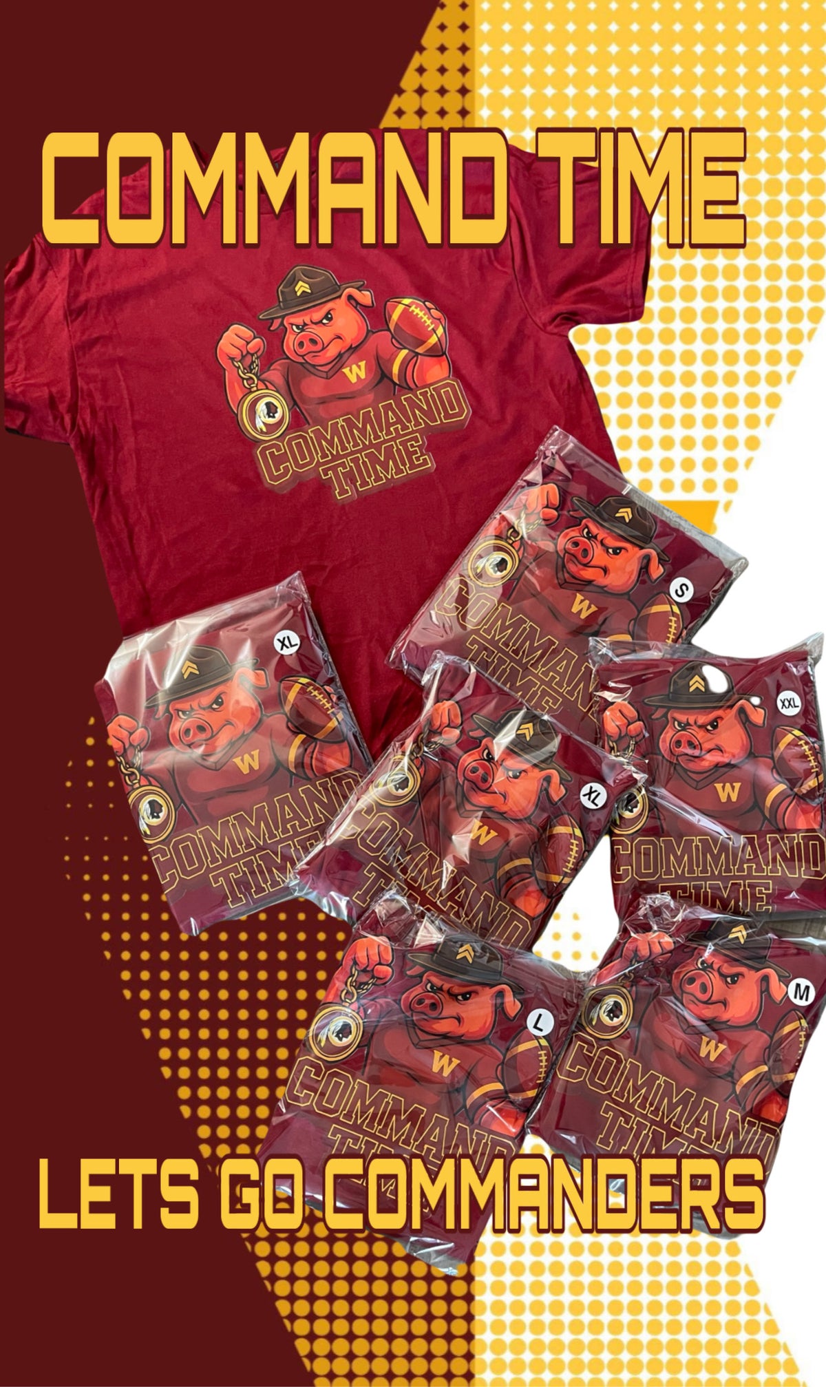 WASHINGTON COMMANDERS T’s